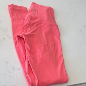 lululemon Coral align Leggings - size 0